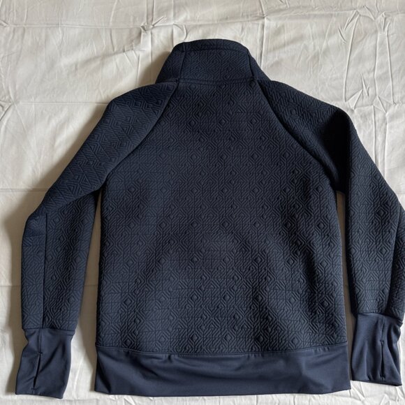 ATHLETA Womens Jacquard Elevation Pullover Navy SIZE S - Picture 8 of 9